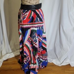 CQbyCQ pleated maxi skirt size small